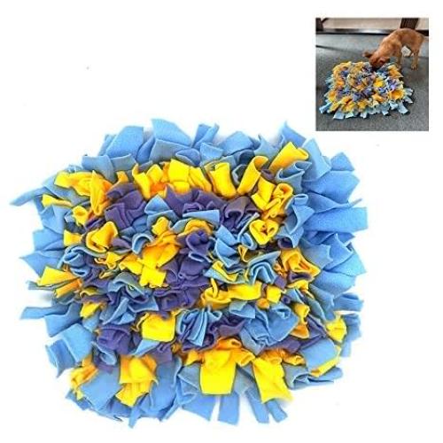 cocopet Dog Snuffle Mat Treat Food Puzzle Feeding Nosework Slow Feeder Training Eating Instinct Interactive Relieve Stress Games Restlessness Toys Non-Skid No Choking Machine Washable Pet Puppy Mat