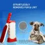 No/Brand Pet Hair Remover Brush Dog Cat Hair Remover with Self-Cleaning Base Double Sided (Grey) No/Brand Pet Hair Remover Brush Dog Cat Hair Remover with Self-Cleaning Base Double Sided (Grey)