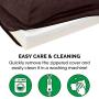 Furhaven Pet Dog Bed - Cooling Gel Memory Foam Faux Fleece and Chenille Soft Woven Traditional Sofa-Style Living Room Couch Pet Bed with Removable Cover for Dogs and Cats