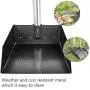 PETRIP Poop Scooper, 3 Pack Metal Long Handle Dog Poop Scoop Rake and Pan Set, Adjustable Stainless Pooper Scooper for Large Medium Small Dogs