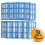 K&J 12-Pack of Compatible with Cat Mate & Dog Mate Fountain Replacement Filter Cartridges
