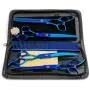 Besmall 7.0inch Titanium Professional Pet Grooming Scissors Set,Straight Thinning Curved Scissors 4pcs Set for Dog Grooming with Comb and Clean Cloth Besmall 7.0inch Titanium Professional Pet Grooming Scissors Set,Straight Thinning Curved Scissors 4pcs Set for Dog Grooming with Comb and Clean Cloth