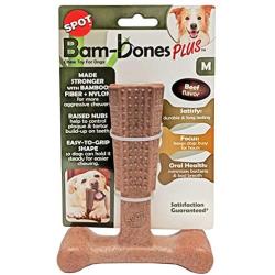 SPOT Bambone Plus Chew Toy for Dogs Beef 6''