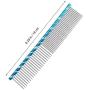 UEETEK Pet Grooming Comb Dogs Cats Comb Stainless Steel