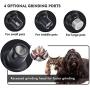 Pecute Dog Nail Grinder Rechargeable Electric Dog Nail Trimmer for Paw Grooming Gentle and Painless Nail Clippers for Small to Large Dogs