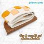 PrimePets Round Cat Beds for Indoor Cats, Reversible Cat Sleeping Cushion Mat for Puppy Kittens Dogs Rabbits, Anti Slip Waterproof Washable Foldable Pet Dog Bed for Small Breed Pets Anmials