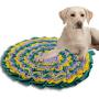 Lcybem Snuffle Mat for Dogs - Dog Puzzle Toys, Interactive Feed Game for Boredom, Encourages Natural Foraging Skills for Cats Dogs Treat Dispenser Indoor Outdoor Stress Relief