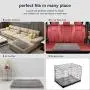JoicyCo Dog Bed Crate Pad Mat 35''/42''/47'' Washable Pet Bed Cat Beds Soft Dog Mattress- Anti-Slip Kennel Pad Luxury Color (35IN, Clay Gray) JoicyCo Dog Bed Crate Pad Mat 35''/42''/47'' Washable Pet Bed Cat Beds Soft Dog Mattress- Anti-Slip Kennel Pad Luxury Color (35IN, Clay Gray)