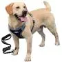 RIDVANVAN Dog Harness and Leash Set No-Pull Pet Harness Adjustable Soft Padded Dog Vest Reflective No-Choke Pet Oxford Vest for Large Dogs One Clip Leash Navy Medium RIDVANVAN Dog Harness and Leash Set No-Pull Pet Harness Adjustable Soft Padded Dog Vest Reflective No-Choke Pet Oxford Vest for Large Dogs One Clip Leash Navy Medium