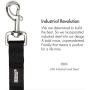 Friends Forever Durable Dog Seatbelt for Carseat, Dog Seat Belt for Vehicle, Tether Attachment to Pet Harness, 20-32 Inches Adjustable Length, Crash Tested Nylon Black, 2-Pack Set