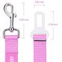 Vastar Adjustable Pet Dog Cat Safety Leads Car Vehicle Seat Belt Harness Seatbelt, Made from Nylon Fabric