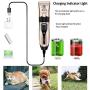 A/N Pet Clipper, Low Noise USB Rechargeable Trimmer,for Dogs, Cats and Other Domestic Animal pet Grooming 11 Piece Set