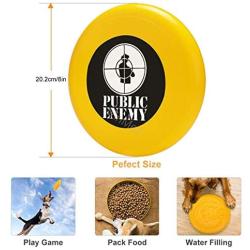 Pet Frisbee Flying Disc Dog Toy - Multifunction Public Enemy
