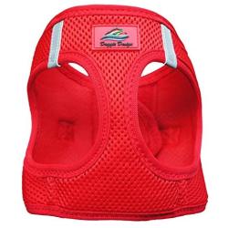 DOGGIE DESIGN American River Ultra Choke Free Dog Harness-Red XXXL