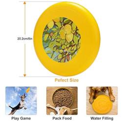 Pet Frisbee Flying Disc Dog Toy - Multifunction Five Lemons Jennifer Lommers