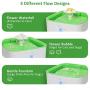 Veken Cat Water Fountain, 84oz Automatic Pet Water Fountain Dog Water Dispenser with 3 Replacement Filters & 1 Silicone Mat for Cats and Small to Medium Dogs