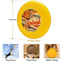 Pet Frisbee Flying Disc Dog Toy - Multifunction Touchez Pas Au Grisbi