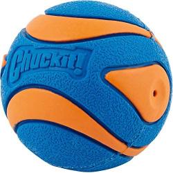 Chuckit! 6 Pack of Ultra Squeaker Ball Dog Toys, Medium, Whistles When Thrown