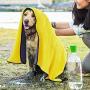 Lainrrew Dog Towels, Super Absorbent Microfiber Pet Bath Towel Large Size Drying Towel for Small Medium Large Dogs and Cats