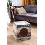 WODIZA, Christmas Cat and Dog Home Natural Wooden Pet House for Indoor - Premium Design Easy Clip System for Assembly - Made from Durable Finland Birch Wood