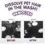 Vamoosh Pet Hair Dissolver 3 x 100g (1 box) Pet Hair Remover for Washing Machines – Dissolves dog hair, cat hair, horse hair etc in the laundry