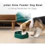 pidan Slow Feeder Dog Bowls - Preventing Choking Healthy Design Maze Bowls for Large Dog Pet Slow Eating Dishes