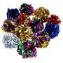 6/12 pcs Cat Toys Multicolor Mylar Crinkle Ball Ring Paper Sound Toy for Cat Kitten Playing Interactive Pet Cat Products Supplies 6/12 pcs Cat Toys Multicolor Mylar Crinkle Ball Ring Paper Sound Toy for Cat Kitten Playing Interactive Pet Cat Products Supplies