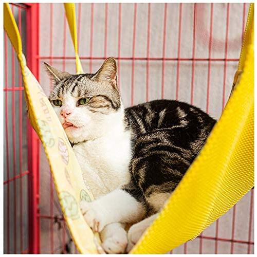 NACOCO Dog Cage Cooling Hammock Pet Self Cooling Pad Comfortable Soft Cat Hanging Bed for Summer