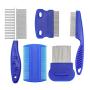 Dog Comb, Cat Comb Grooming Tools Comb Kit For Dog And Cat Double Sided Comb,Metal Dog Comb for Removing Matted Fur, Knots & Tangles,Shedding Comb