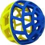 Nerf Dog 5 Inch Durable Treat Feeder Ball for Dogs, Blue/Green Nerf Dog 5 Inch Durable Treat Feeder Ball for Dogs, Blue/Green