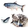 geluode Moving Fish Cat Toy, 11'' Plush Simulation Electric Doll Fish, Automatic Flopping USB Rechargeable Cat Fish Toy, Funny Interactive Pets Chew Bite Supplies for Cat/Kitty/Kitten Catnip Toys geluode Moving Fish Cat Toy, 11'' Plush Simulation Electric Doll Fish, Automatic Flopping USB Rechargeable Cat Fish Toy, Funny Interactive Pets Chew Bite Supplies for Cat/Kitty/Kitten Catnip Toys
