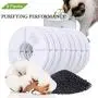 Pet Fountain Filter,Cat Water Fountain Filter,Carbon Replacement Filters for Pet Fountain,Cat and Dog Automatic Flower Water Dispenser(Pack of 8)