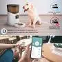 Automatic Cat Feeder WiFi Enable Smart Pet Dog Food Dispenser App Control for Medium Small Pet Puppy Kitten,Voice Recorder Distribution Alarms, Portion Control Automatic Cat Feeder WiFi Enable Smart Pet Dog Food Dispenser App Control for Medium Small Pet Puppy Kitten,Voice Recorder Distribution Alarms, Portion Control