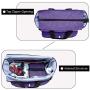 Teamoy Dog Travel Bag, Week Away Dog Supply Tote Bag, Included 2 Silicone Collapsible Bowls, 1 Food Carrier, 1 Water-Resistant Placemat