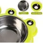 WANTKA Cat Bowl Dog Bowl Pet Stainless Steel Cat Food Water Bowl Non-Slip Rubber Base for Small Dogs Cats Animals WANTKA Cat Bowl Dog Bowl Pet Stainless Steel Cat Food Water Bowl Non-Slip Rubber Base for Small Dogs Cats Animals