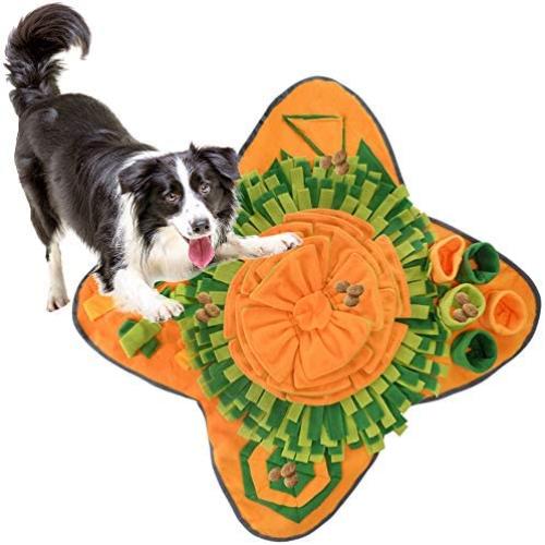 ulovemore qh Snuffle Mat for Dogs, Interactive Dog Toys, Dog Natural Foraging Activity Mat