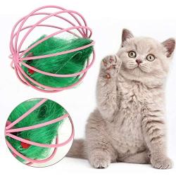 S-D-A 1Pc Cat Toys Hollow Ball Feather Mouse Toys for Cats Kitten Playing Funny Mice Mouse Toys Pet Animals Products