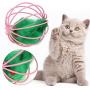 S-D-A 1Pc Cat Toys Hollow Ball Feather Mouse Toys for Cats Kitten Playing Funny Mice Mouse Toys Pet Animals Products