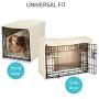 Pet Dreams Complete 3 Piece Crate Bedding Set! The Original Crate Cover, Crate Pad and Crate Bumper for Double Door Dog Crate