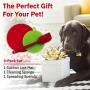 Dog Lick Mat for Pets with Super Feeder Licking Dog Pad | Set of one Spatula with Pad Cleaner | Can be Used for Pet Bathing Grooming Training at Home Indoor & Outdoor Activities