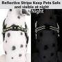 Easy Lock Dog Harness,Leash,for Small Large Dogs Puppy Breed, No-Pull, Magnetic Clasp Reflective Vest(SML)