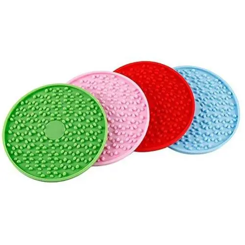 N/P Silicone Pet Dog Lick Pad Feeding Toys, Pet Bathing Distraction Pads,Slow Feeder Lick Mat with Strong Suction Outdoor N/P Silicone Pet Dog Lick Pad Feeding Toys, Pet Bathing Distraction Pads,Slow Feeder Lick Mat with Strong Suction Outdoor