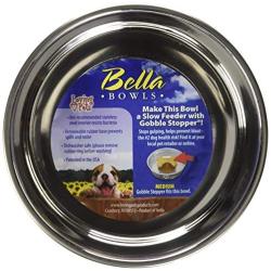 Loving Pets Bella Bowl for Dogs, Medium, Paparazzi Pink