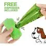 Dog Poop Bags Biodegradable, Eco-Friendly, Leak-Proof, Pet Waste Bags Refill Rolls (18 Rolls / 360 Count) with Dispenser