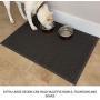 Extra Large Waterproof Pet Feeding Water and Food Bowl Non-Slip Mat, Keep Your Dog or Cats Dining Spot Clean and Dry, Honeycomb Grips Wont Budge, 23'' L x 36'' W in 3 Colors