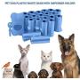 20 Rolls Pet Dog Waste Bags Plastic Thick and Strong Dog Poop Bags Trash Cleaning Bag with Bone Shape Bag Dispenser Holder for Dog Outdoor Pickup(blue)