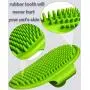 Grooming Pet Shampoo Brush,Pet Bath Comb Brush with Adjustable Ring Handle Soft Massage Brush for Dogs and Cats (Green) Grooming Pet Shampoo Brush,Pet Bath Comb Brush with Adjustable Ring Handle Soft Massage Brush for Dogs and Cats (Green)