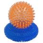 Medium Squeaker Ball and Medium Squeaker Circle Dog Toy, Cleans Teeth and Promotes Good Dental and Gum Health for Your Pet