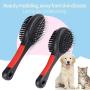 Self Cleaning Slicker Brush for Dog Cat, Pet Shedding Grooming Comb for Long or Short Hair