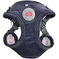 Puppia Classy Harness C, Small, Dark Grey